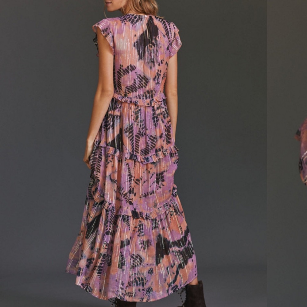 Anthropologie Verb Pallavi Singhee Tie Dye Maxi Dress - Picture 3 of 10